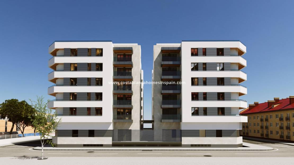 Nybygg - Apartment - Almoradi - Center