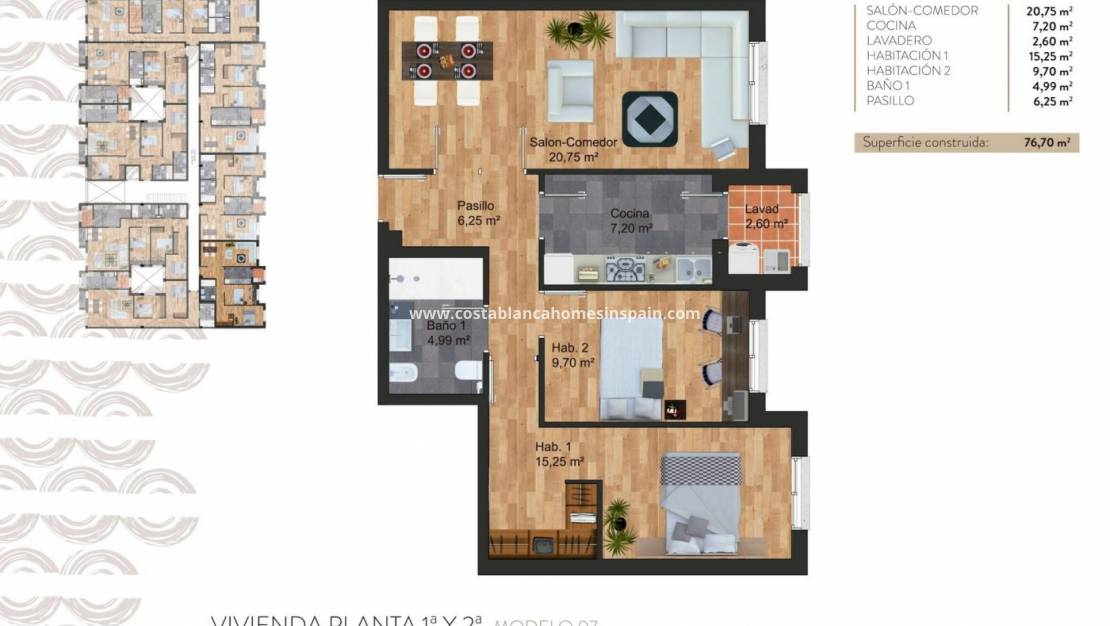 Nybygg - Apartment - Torre - Pacheco - - CENTRO  -