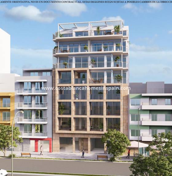 Apartment - Nýbygging - Villajoyosa - Pueblo