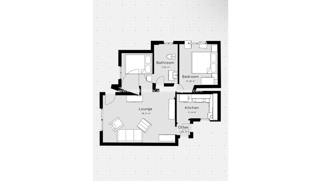 Endursölu - Bungalow - Villamartin