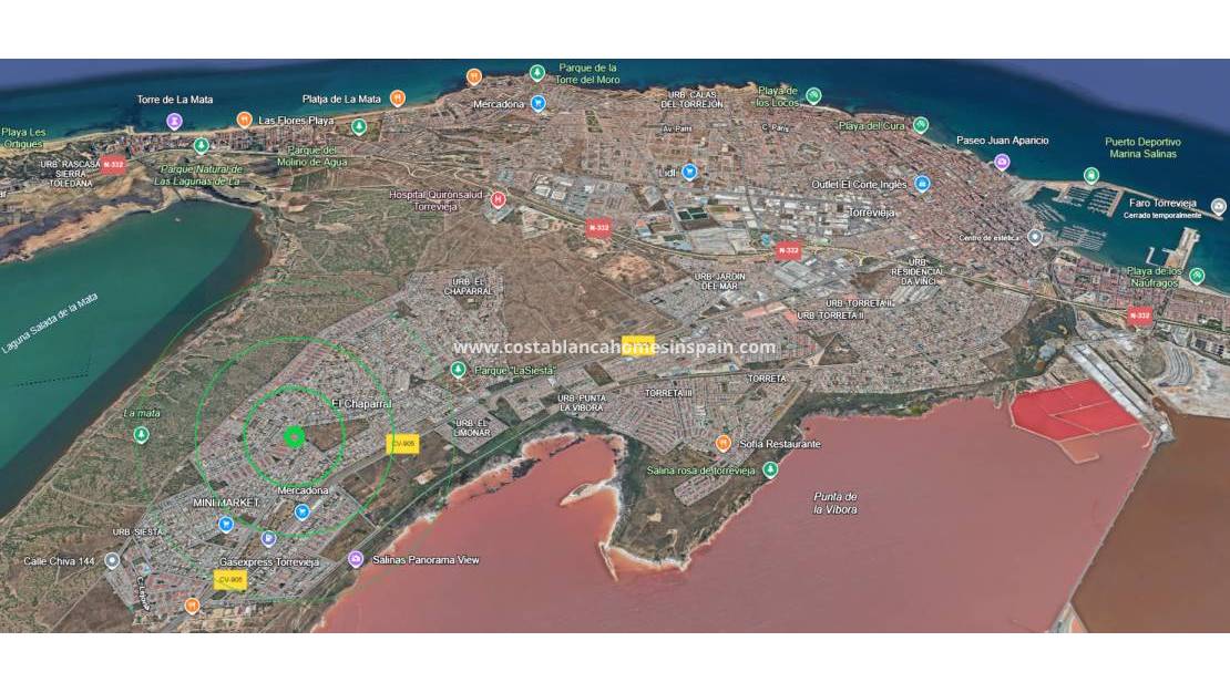 Endursölu - Townhouse - Torrevieja - Urbanización San Luis