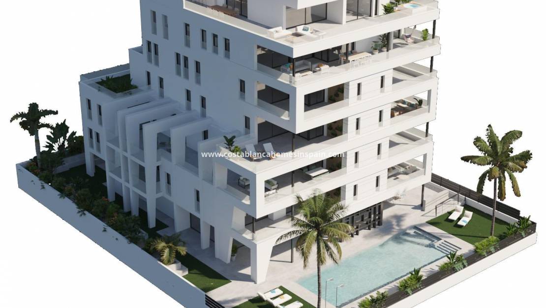 New Build - Apartment - Águilas - Puerto deportivo Juan Montiel