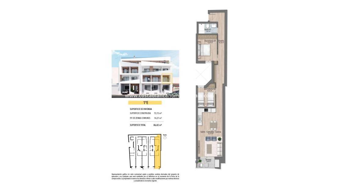 New Build - Apartment - Torrevieja - Playa de El Cura