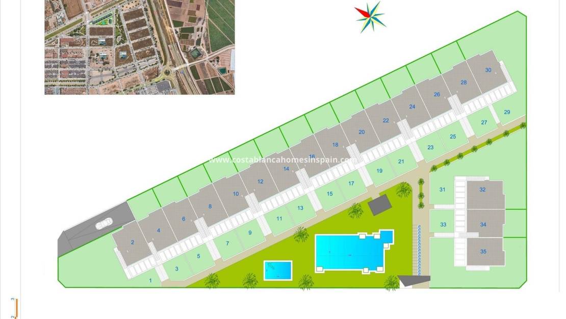 New Build - Bungalow - Pilar de la Horadada - pueblo