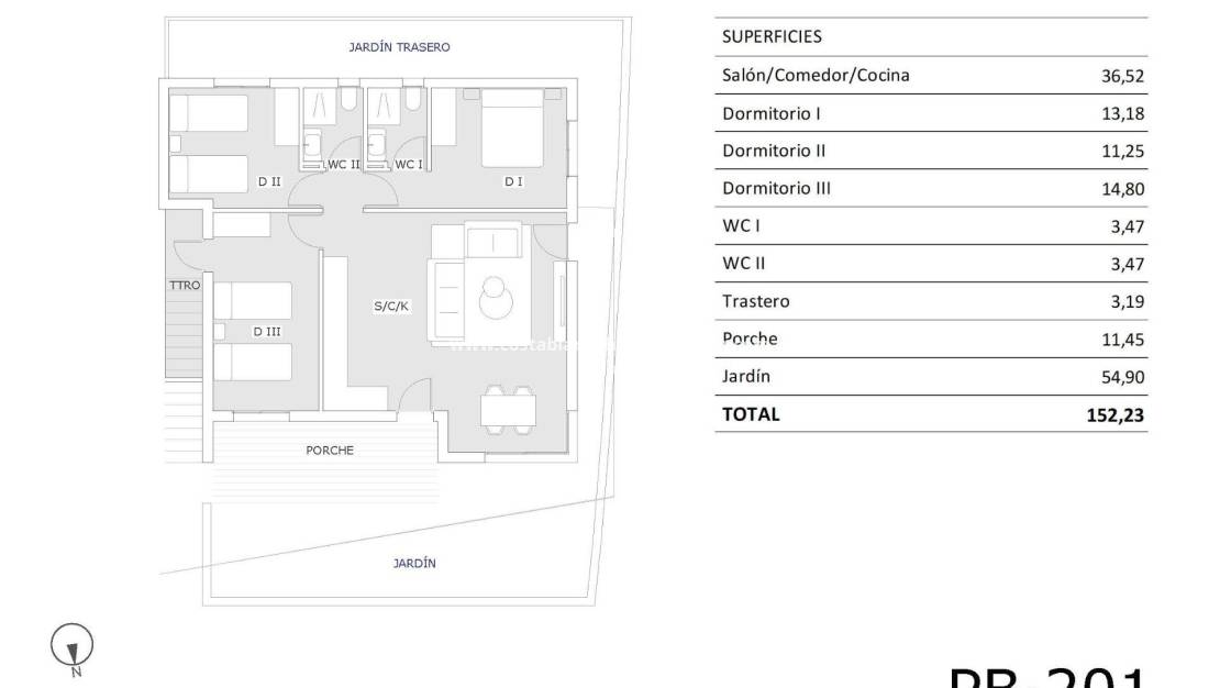 New Build - Bungalow - San Miguel de Salinas - Pueblo