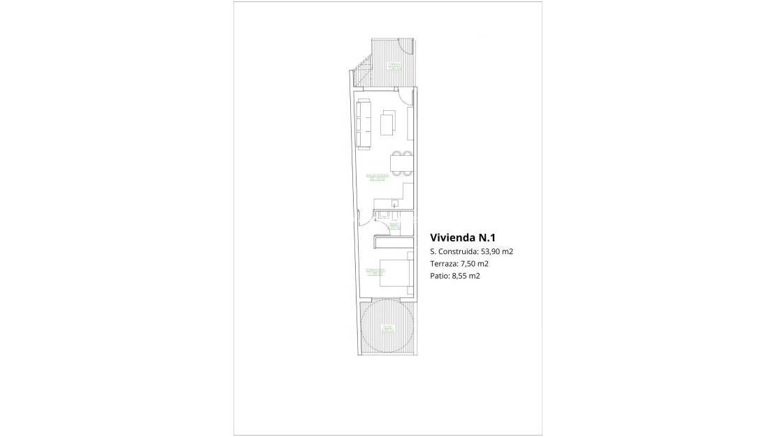 New Build - Bungalow - San Pedro del Pinatar - Los antolinos