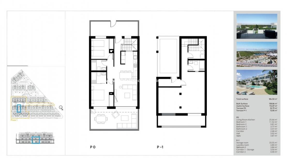 New Build - Bungalow - Torrevieja - Lago Jardín II