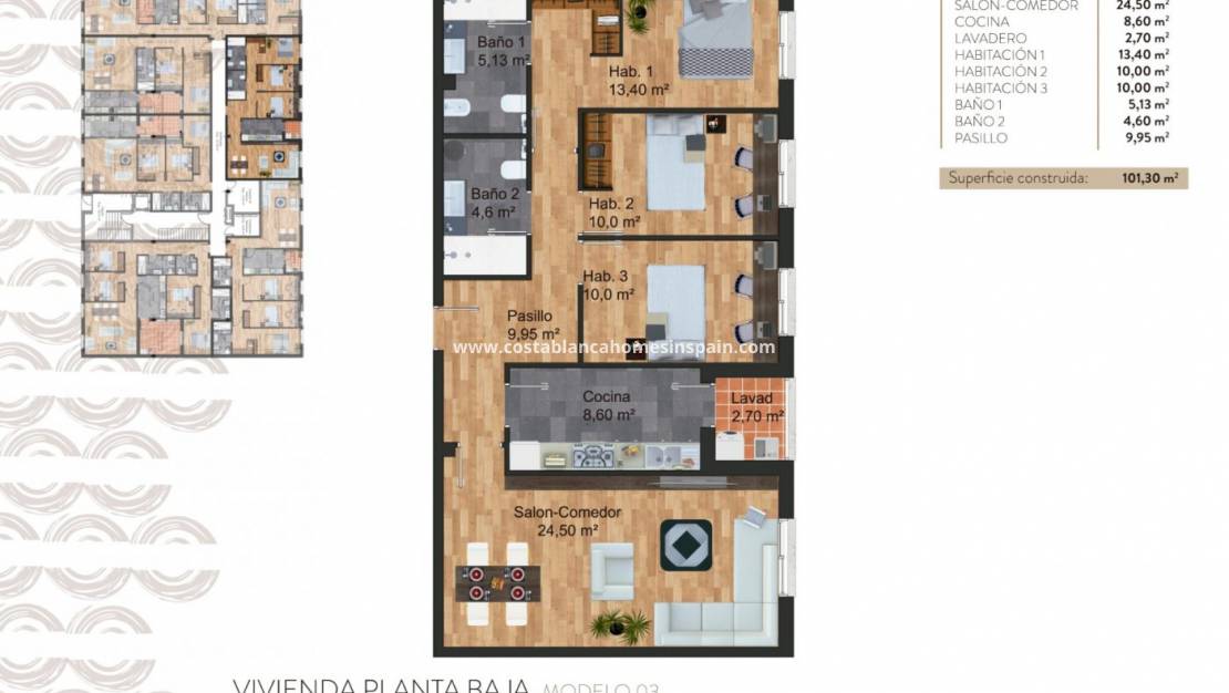 New Build - Ground Floor - Torre - Pacheco - - CENTRO  -