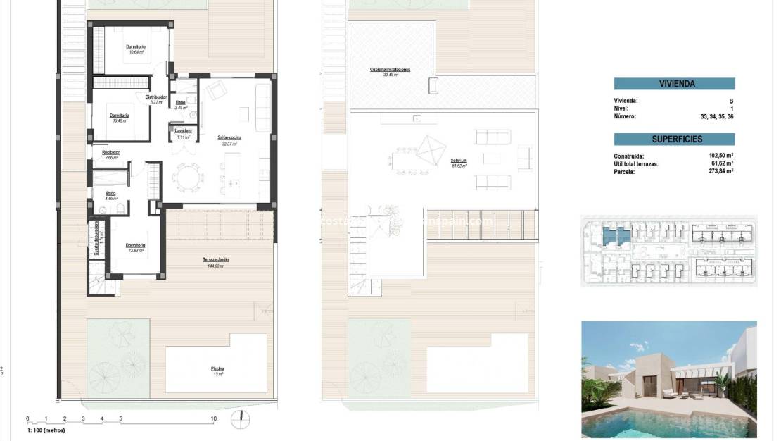 New Build -  - Los Alcázares - Serena Golf