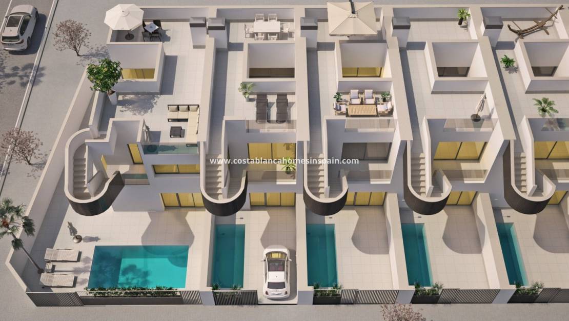 New Build - Terraced house - San Pedro del Pinatar - Polideportivo