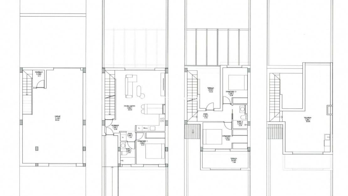 New Build - Townhouse - Los Alcázares - Serena Golf