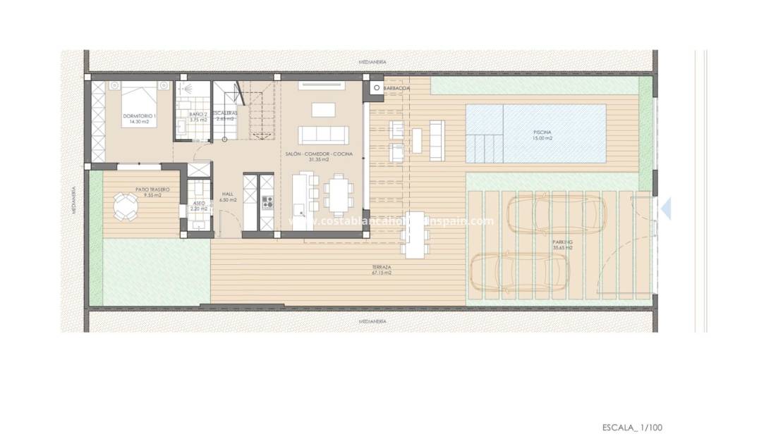 New Build - Villa - San Juan de los Terreros - Las Mimosas