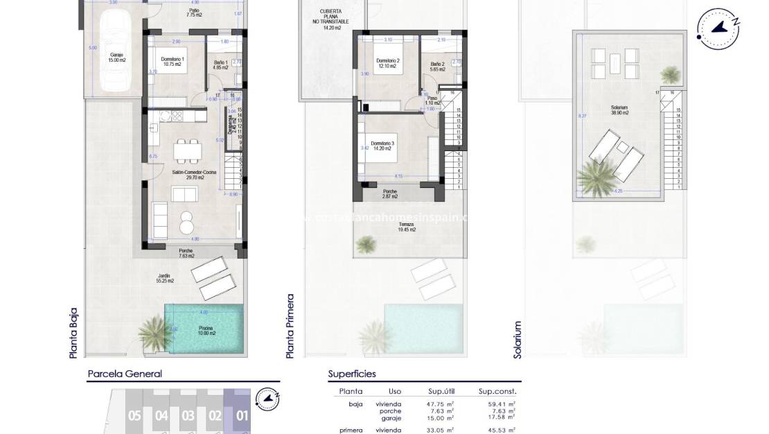 New Build - villa - San Pedro del Pinatar - Polideportivo