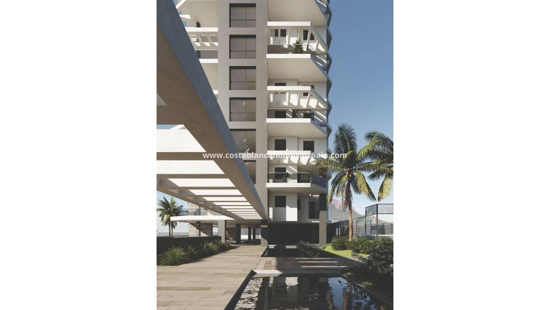 Nouvelle construction - Apartment - Calpe - Playa Cantal Roig