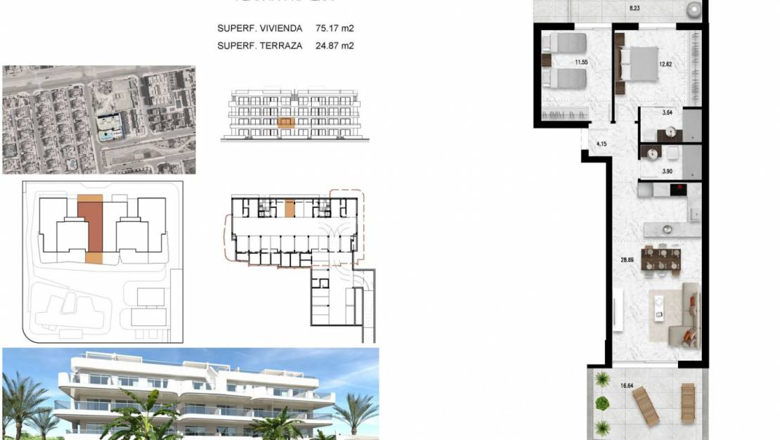 Nouvelle construction - Apartment - Orihuela Costa - Lomas de Cabo Roig