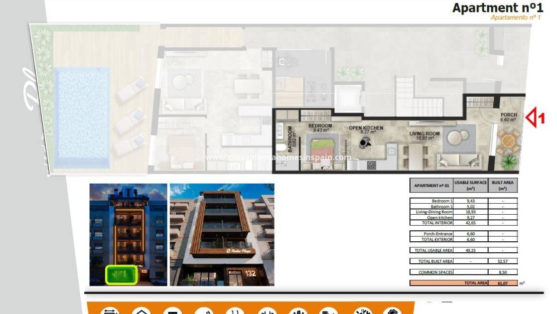 Nouvelle construction - Apartment - Torrevieja - Playa de El Cura