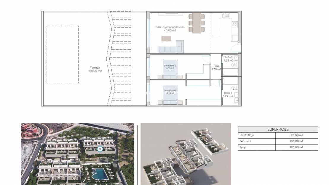 Nouvelle construction - Bungalow - Finestrat - Balcon de finestrat