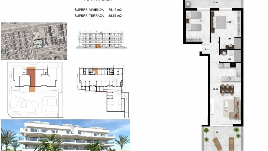 Nouvelle construction - Ground Floor - Orihuela Costa - Lomas de Cabo Roig