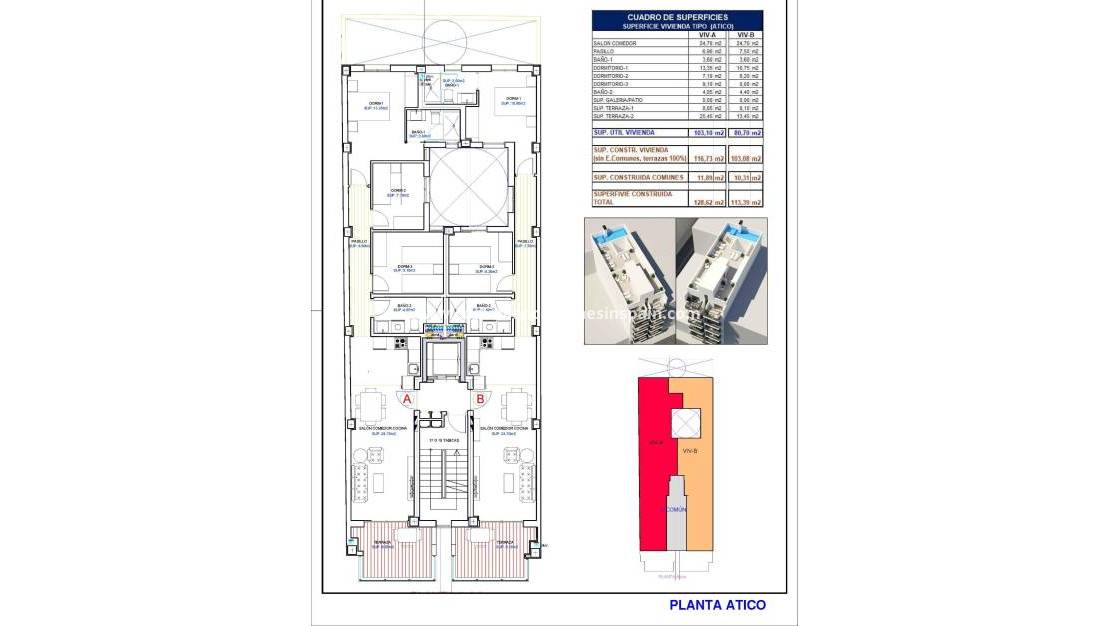 Nouvelle construction - Penthouse - Torrevieja - Playa del Cura