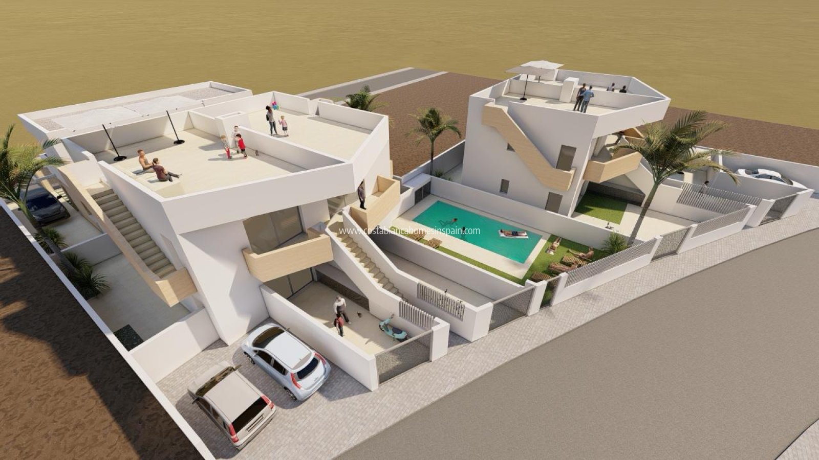 Nouvelle construction - Townhouse - Mazarron - Mazarrón