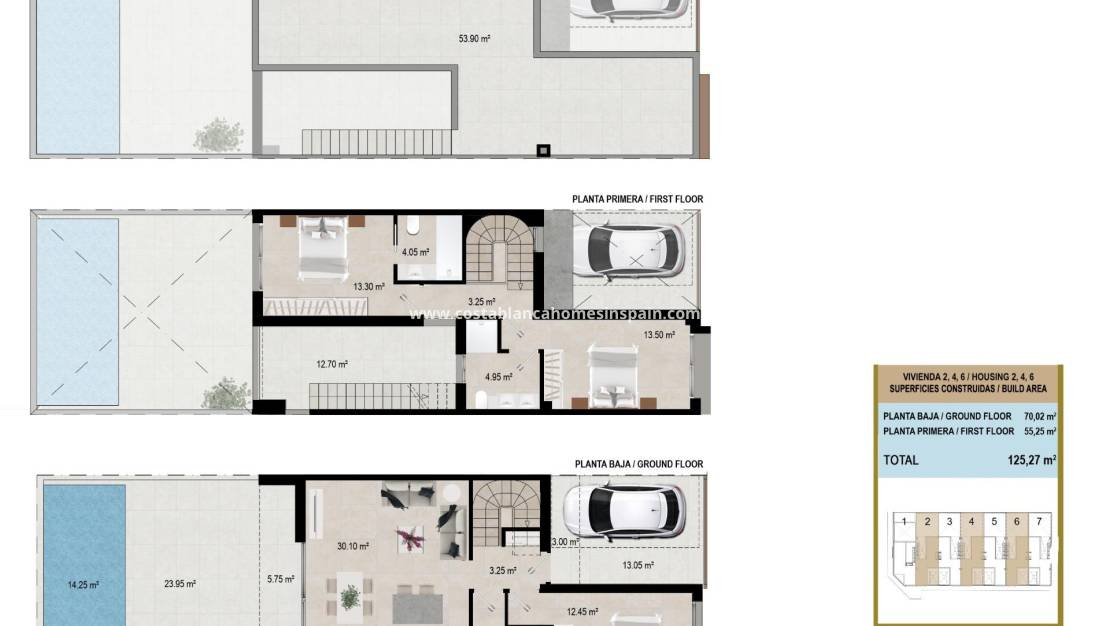Nouvelle construction - Townhouse - San Javier - pueblo