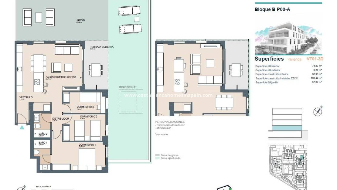 Nybygg - Apartment - Benicassim - Almadraba