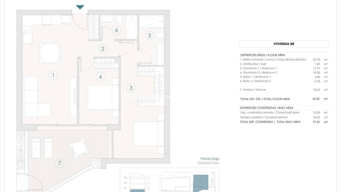 Nybygg - Apartment - Benijófar - Pueblo