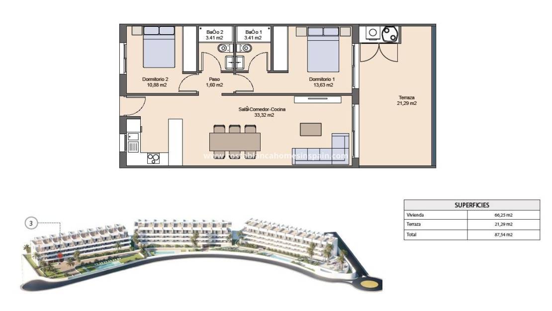 Nybygg - Apartment - Finestrat - Balcon de finestrat