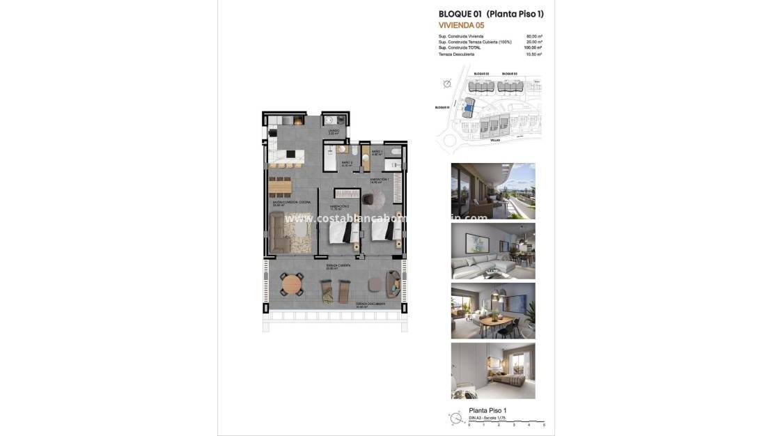 Nybygg - Apartment - Finestrat - Campana garden