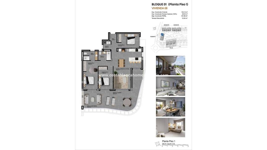 Nybygg - Apartment - Finestrat - Campana garden