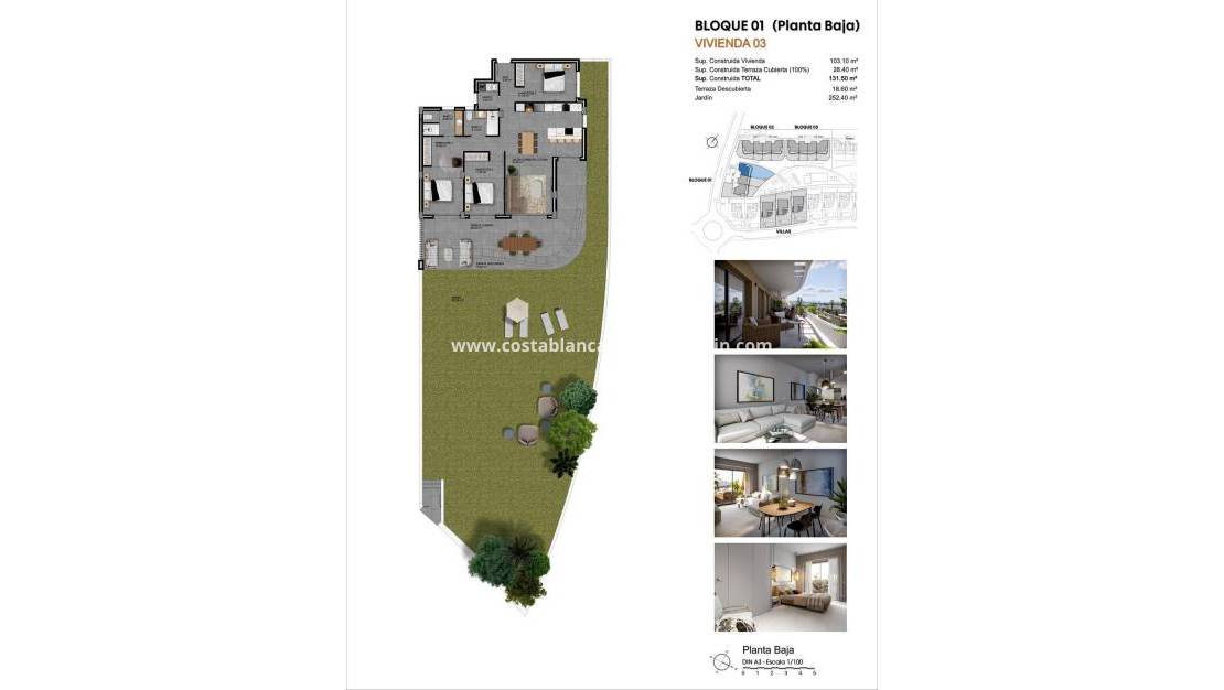 Nybygg - Apartment - Finestrat - Campana garden