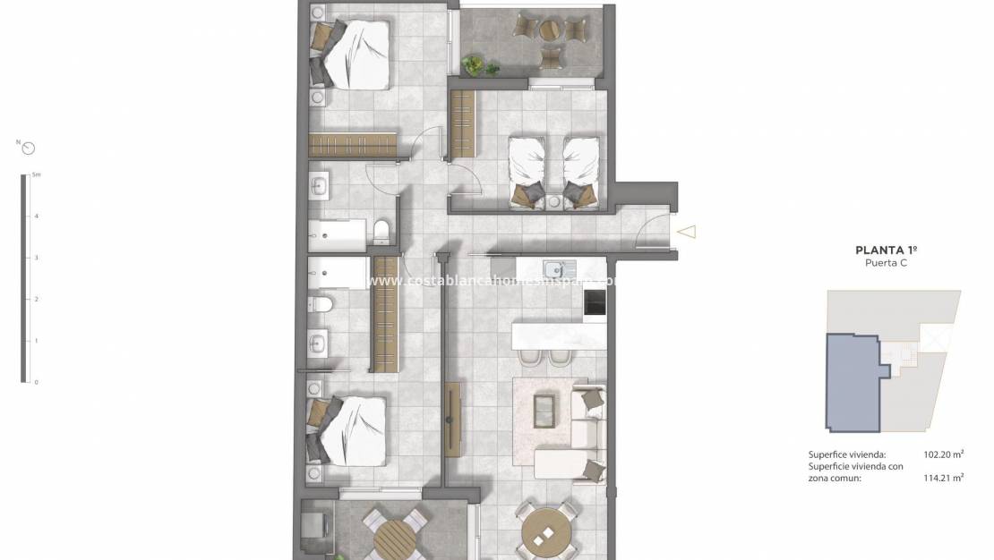 Nybygg - Apartment - Guardamar del Segura - Pueblo