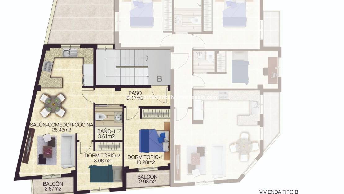 Nybygg - Apartment - Jacarilla - pueblo