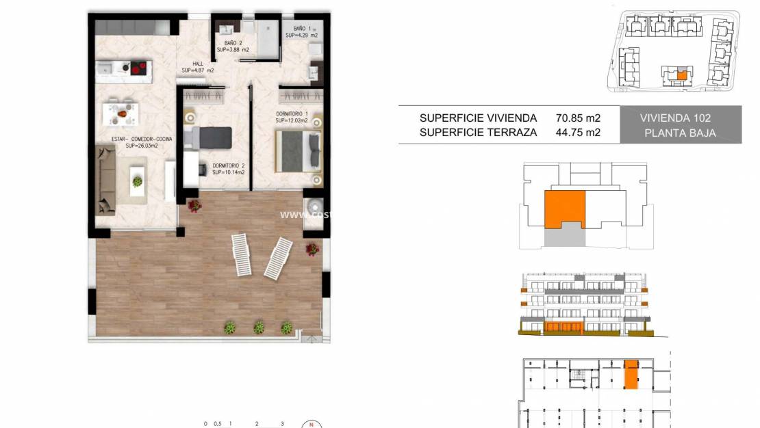 Nybygg - Apartment - Orihuela Costa - Los Altos