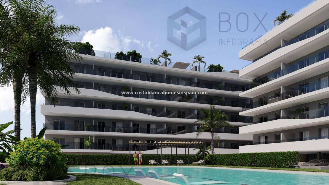 Nybygg - Apartment - Santa Pola - Playa Tamarit