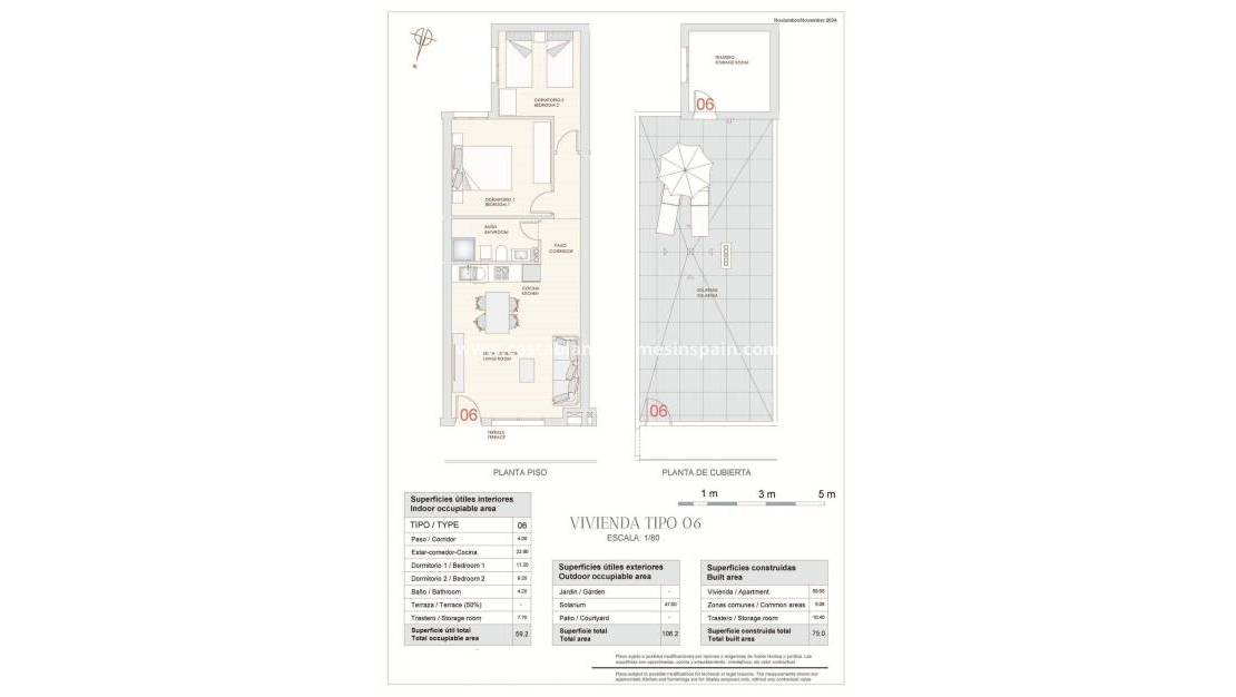Nybygg - Bungalow - Hondon de las Nieves - La Canalosa