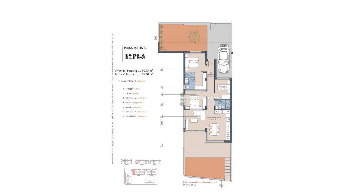 Nybygg - Bungalow - Los Alcázares - Serena Golf