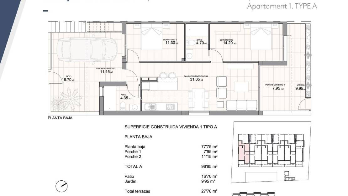 Nybygg - Bungalow - Pilar de la Horadada - Zona Pueblo