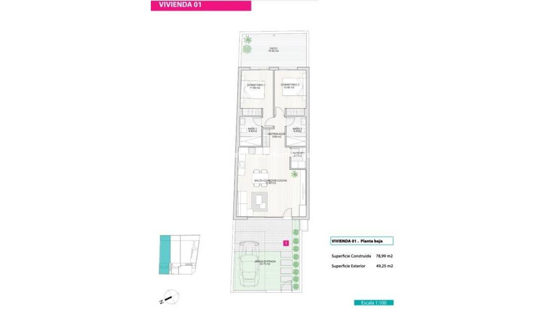 Nybygg - Bungalow - San Pedro del Pinatar - Lo pagan