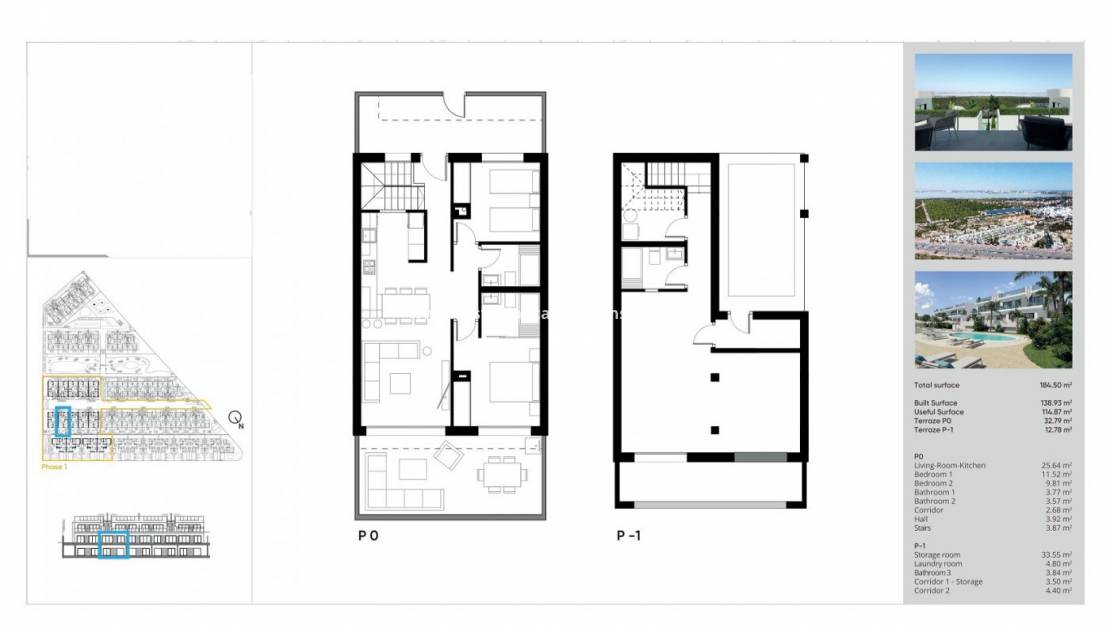 Nybygg - Bungalow - Torrevieja - Lago jardin