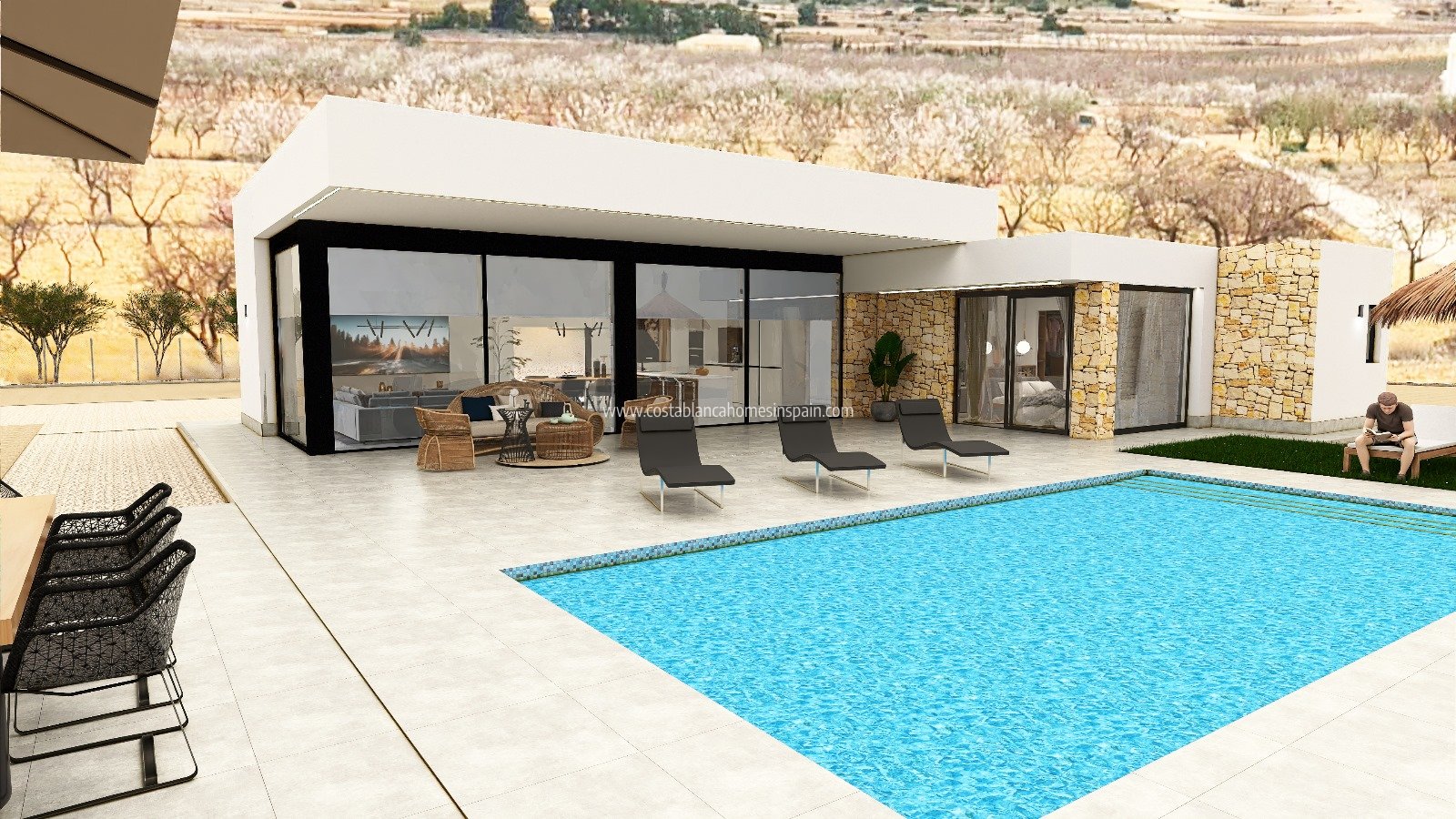 Nybygg - Detached Villa - Pinoso