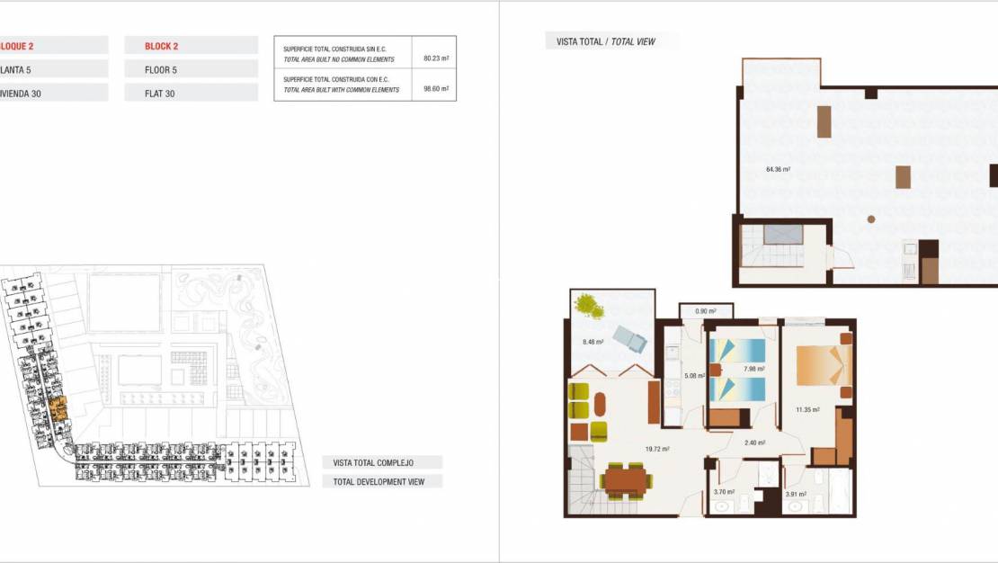 Nybygg - Penthouse - Archena - Rio Segura