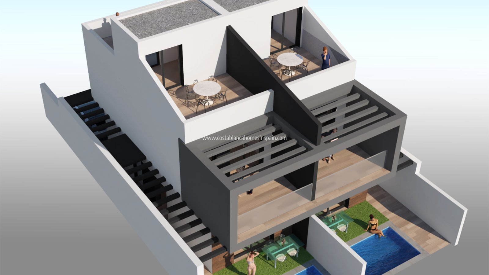 Nybygg - Semi - Detached Villa - San Javier