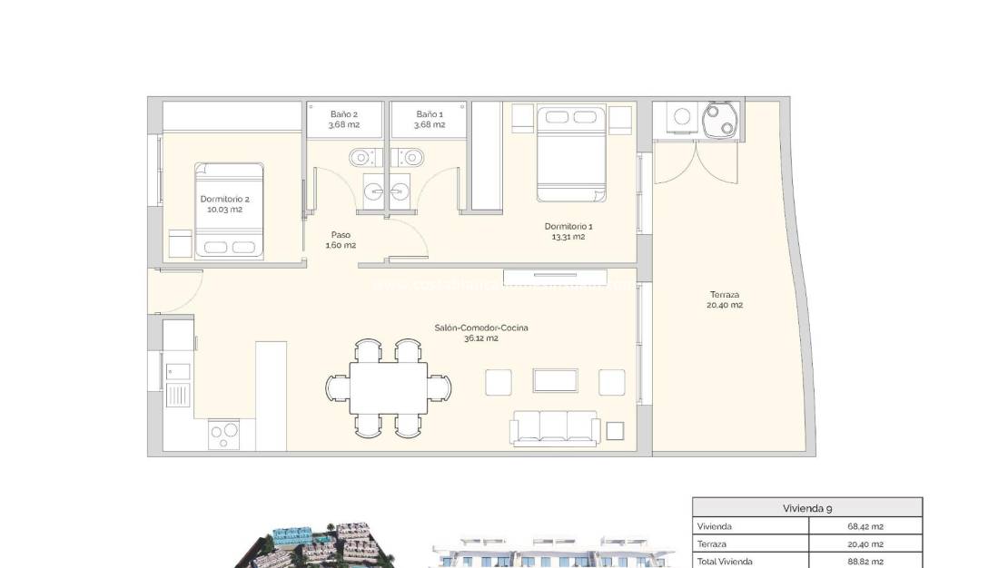 Nýbygging - Apartment - Finestrat - Puig Campana Golf