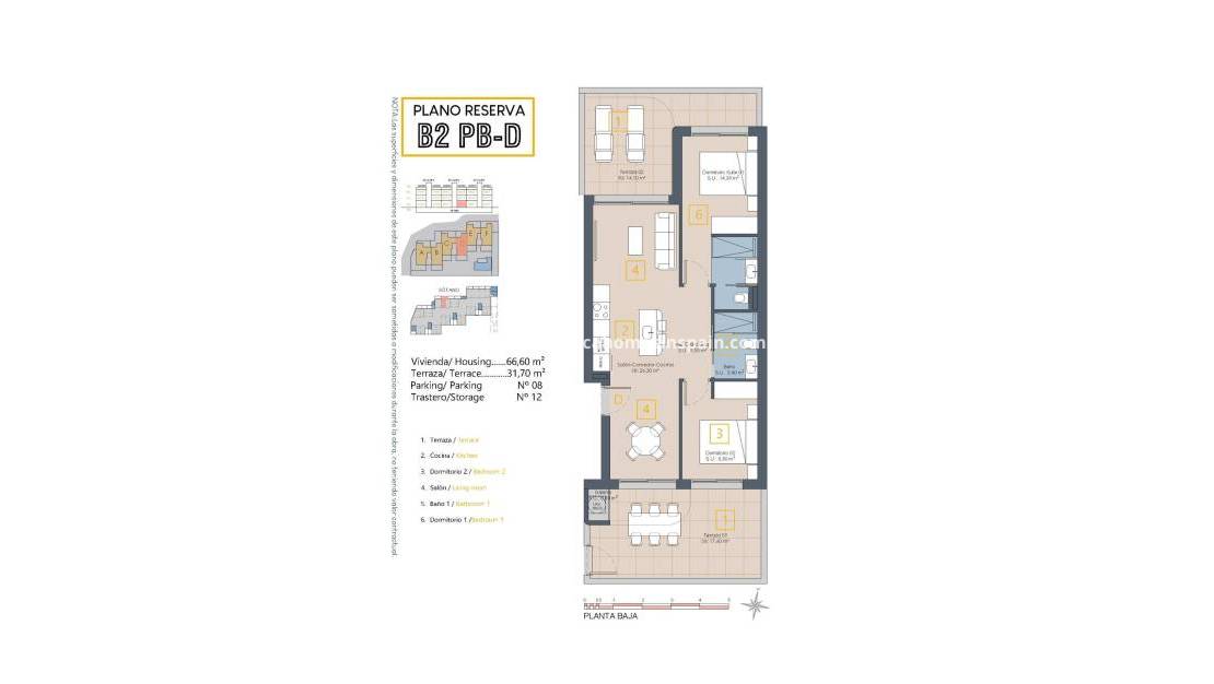 Nýbygging - Apartment - Los Alcázares - Serena Golf