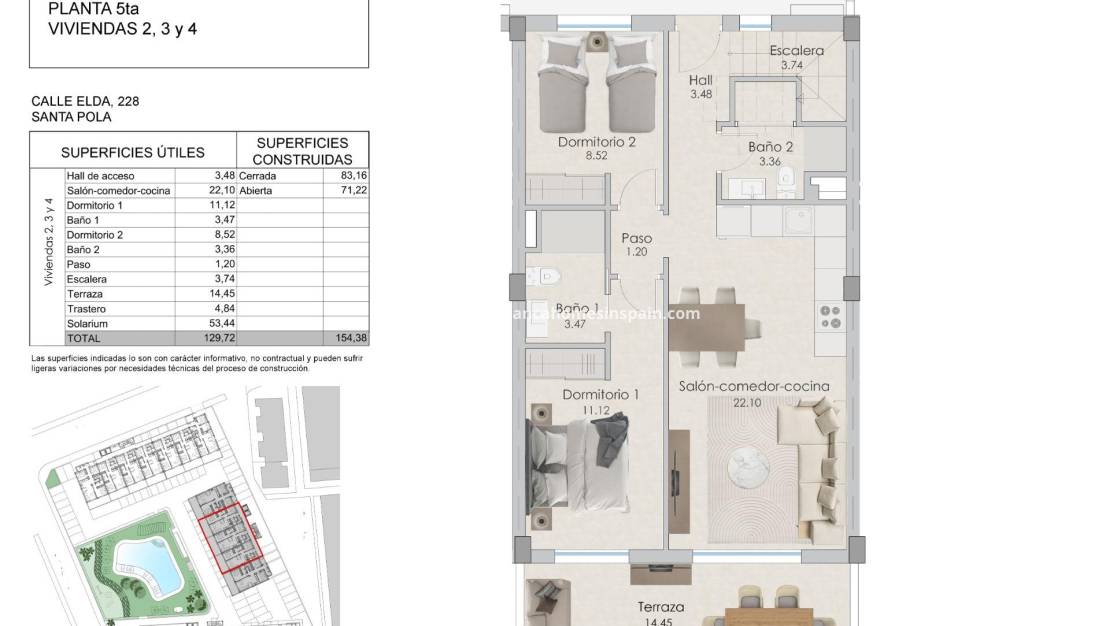 Nýbygging - Apartment - Santa Pola - Playa Tamarit