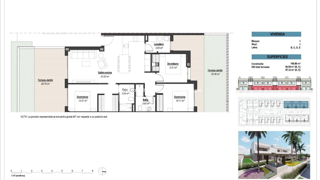 Nýbygging - Bungalow - Los Alcázares - Serena Golf