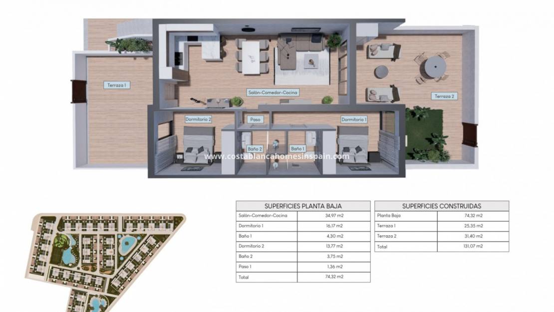 Nýbygging - Bungalow - Torrevieja - Los Balcones