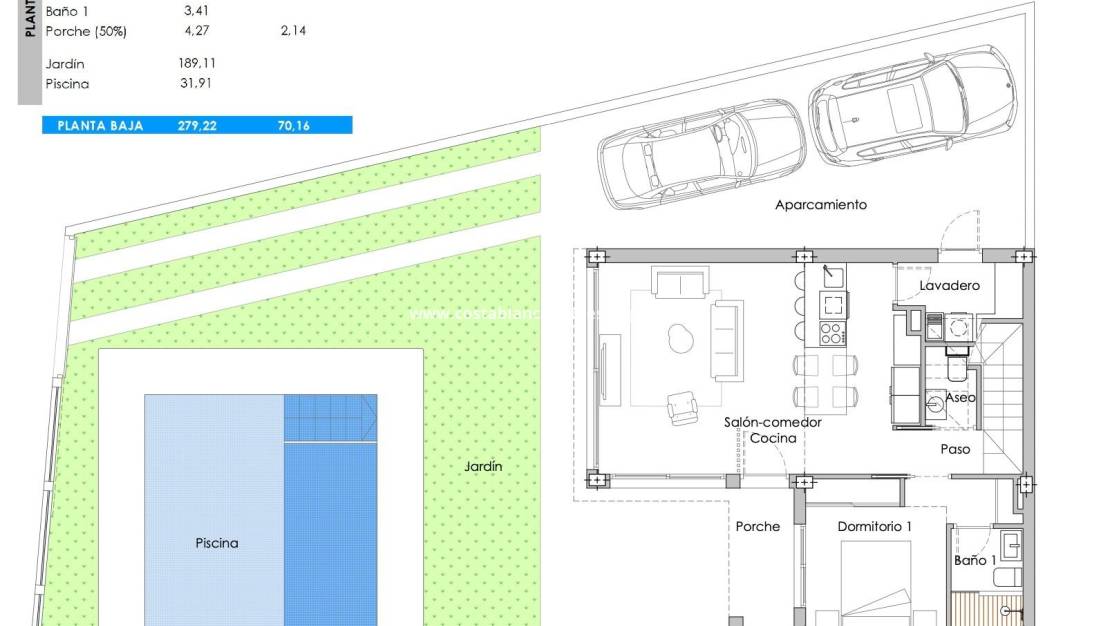 Nýbygging - Detached Villa - San Pedro del Pinatar - Los Plazas