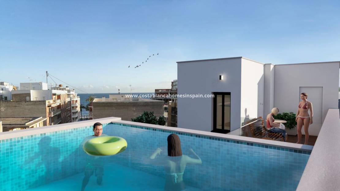 Nýbygging - Penthouse - Torrevieja - Playa del Cura